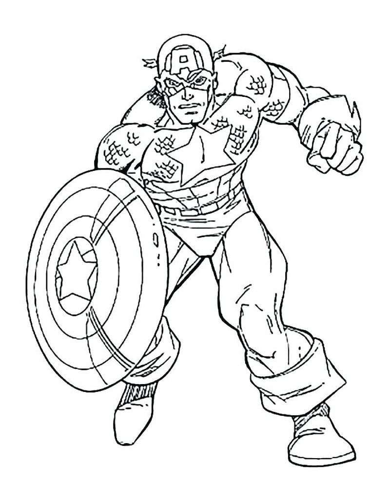 Captain America Age Of Ultron Coloring Pages