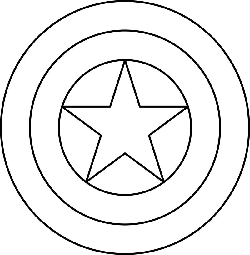 Captain America Avengers Coloring Pages