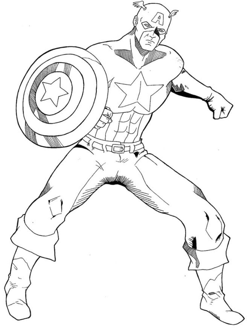 Captain America Civil War Spiderman Coloring Pages