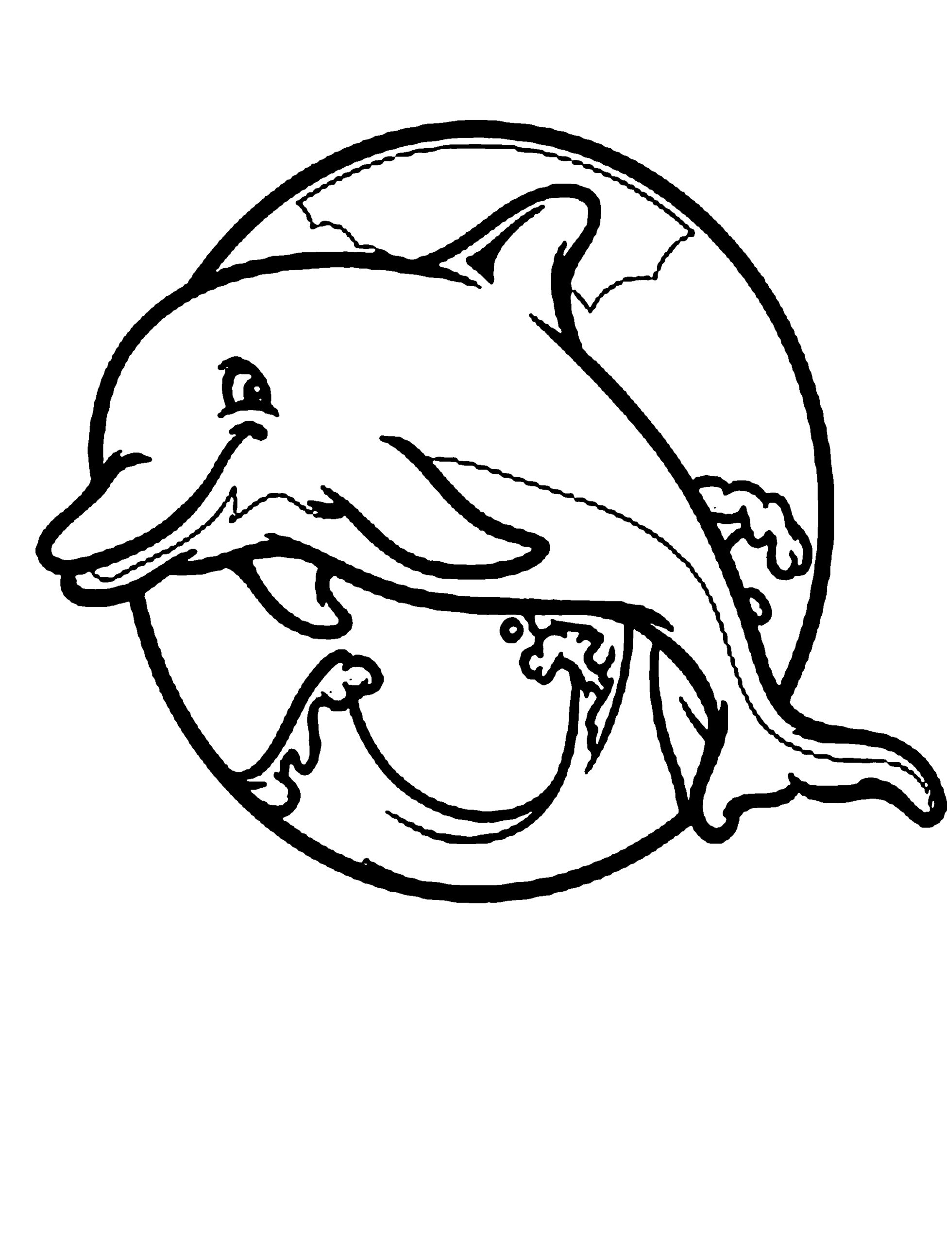 Coloring Pages Draw A Dolphin Coloring Pages vitlt Collection