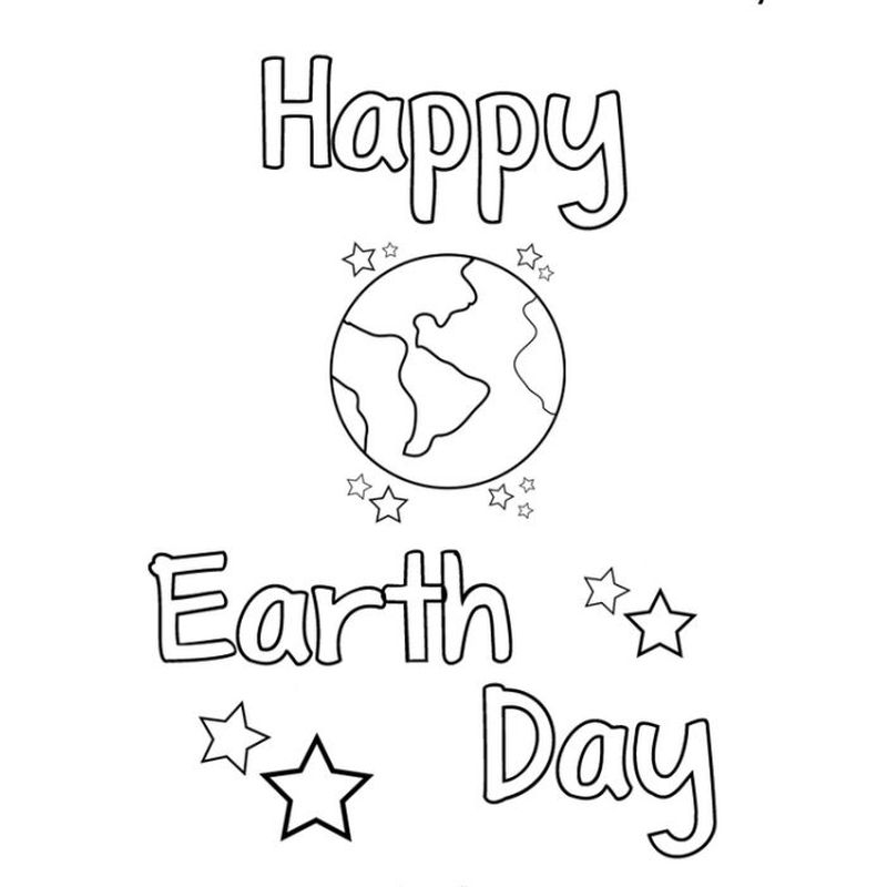 earth day coloring pages free printable