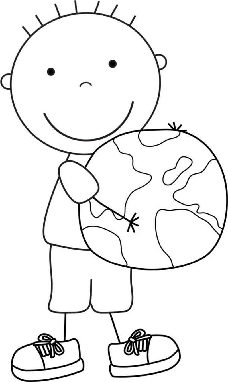 earth day coloring pages preschoolers