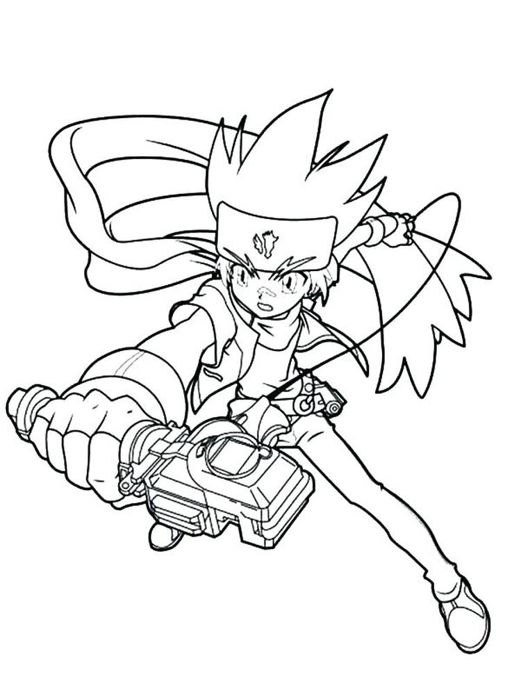 printable beyblade burst god coloring pages