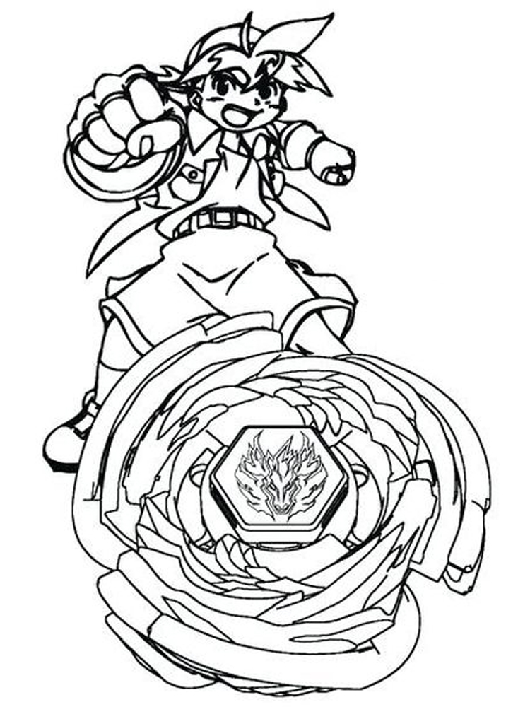 printable download beyblade burst coloring pages