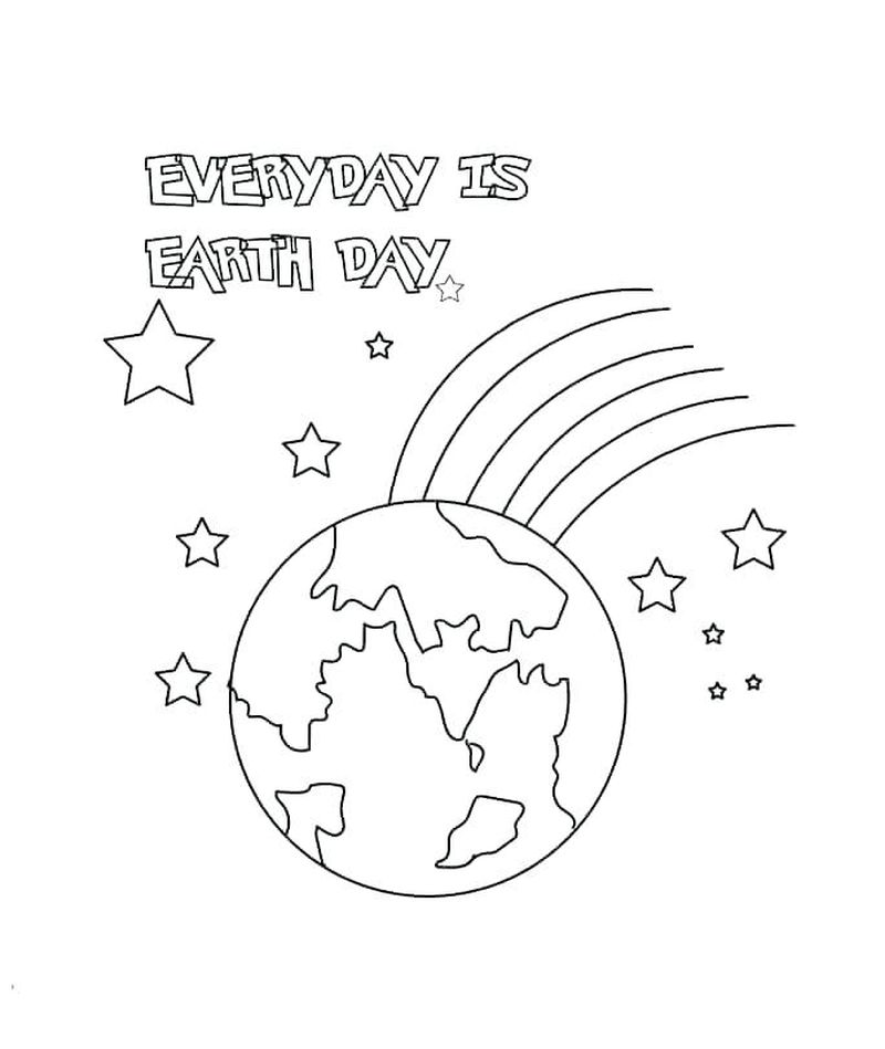 religious earth day coloring pages Printable