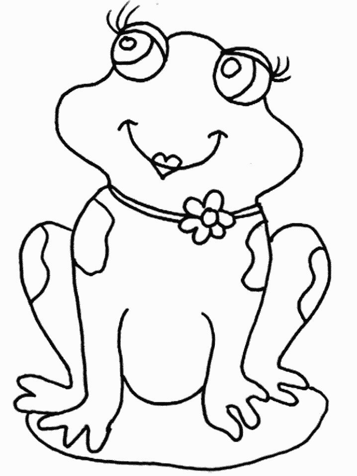 Amazing Frog Coloring Pages