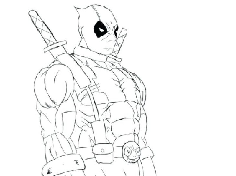 Baby Deadpool Coloring Pages