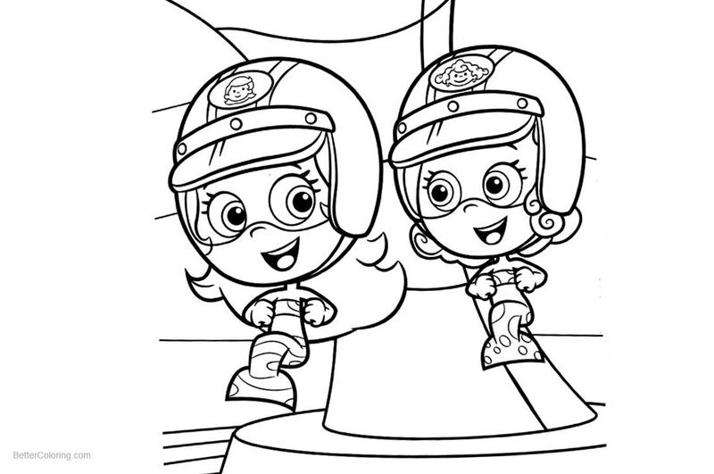 Bubble Guppies Coloring Pages Molly