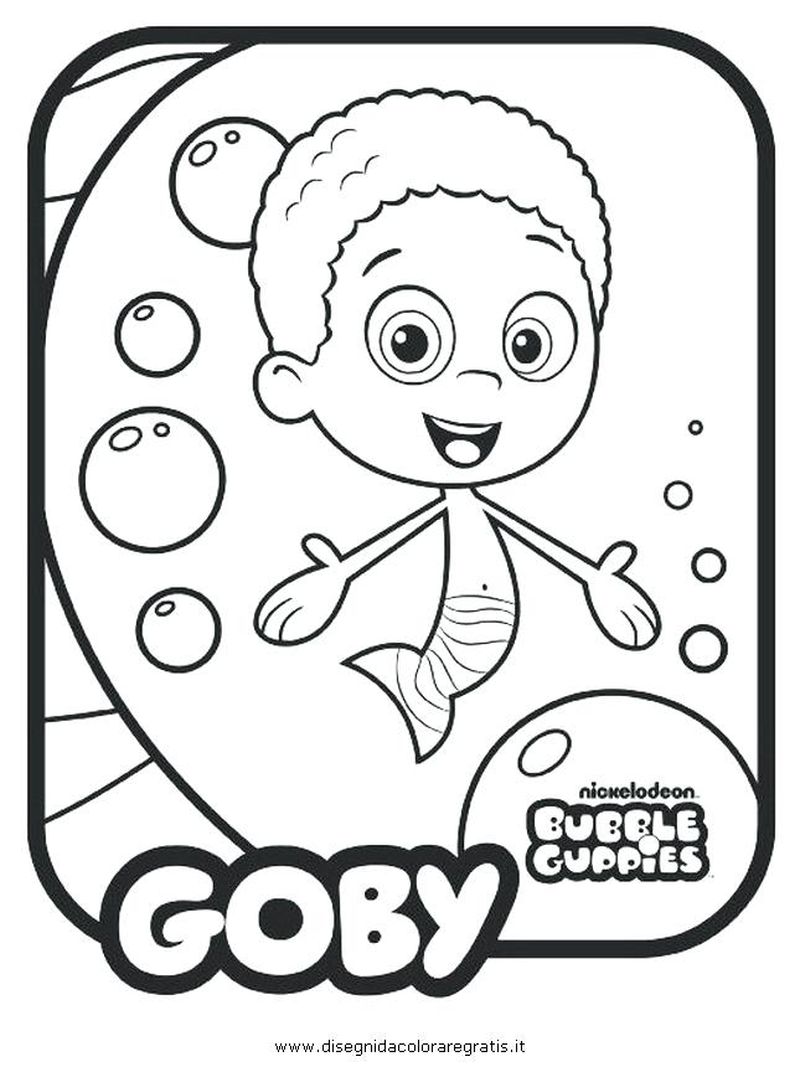 Bubble Guppies Coloring Pages Online