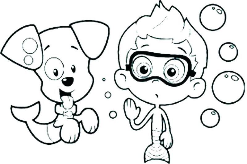 Bubble Guppies Coloring Pages Pdf