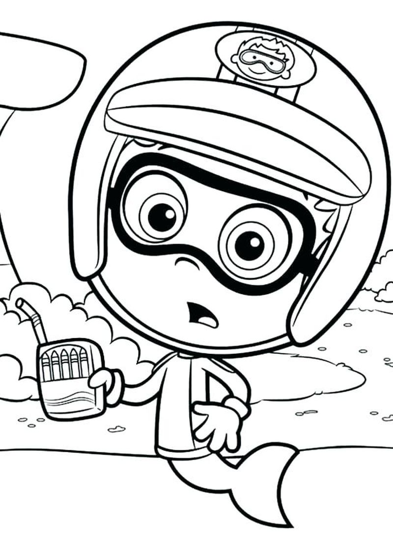 Bubble Guppies Colouring Pages To Print