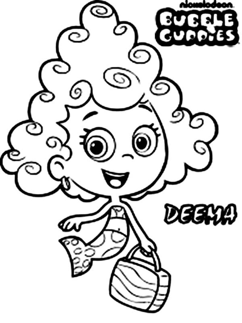 Bubble Guppies Pj Masks Coloring Pages