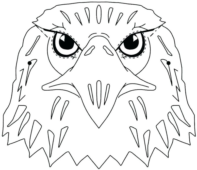 Eagle Mascot Coloring Pages