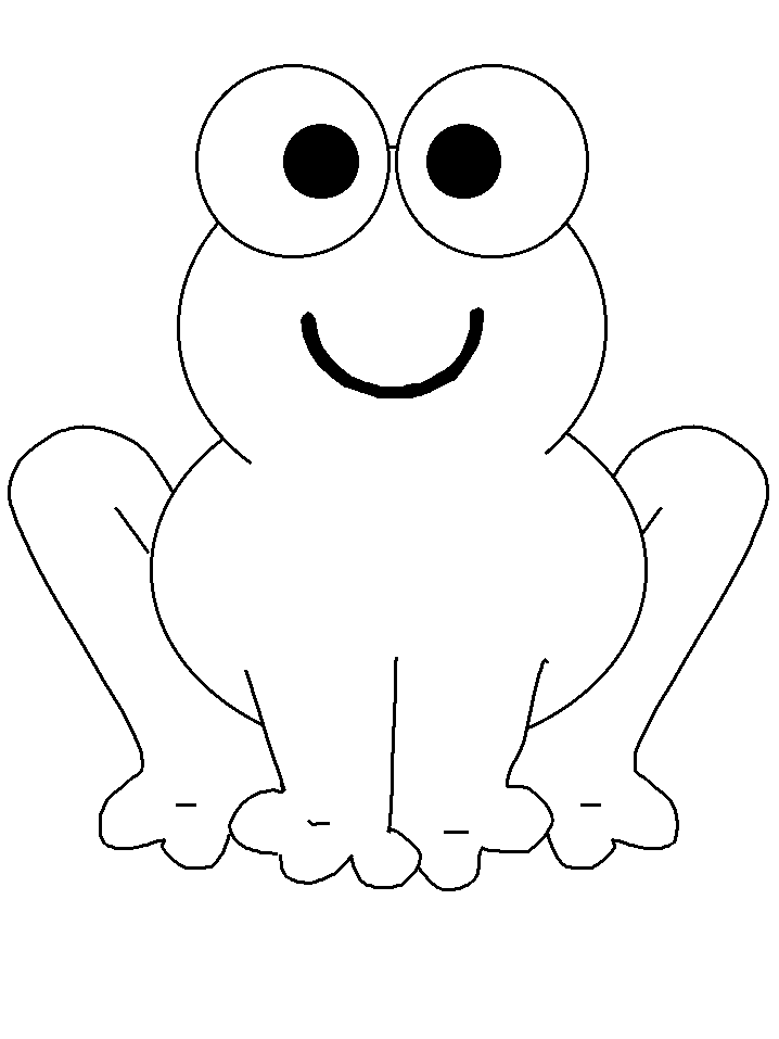 Frog And Tadpole Coloring Pages