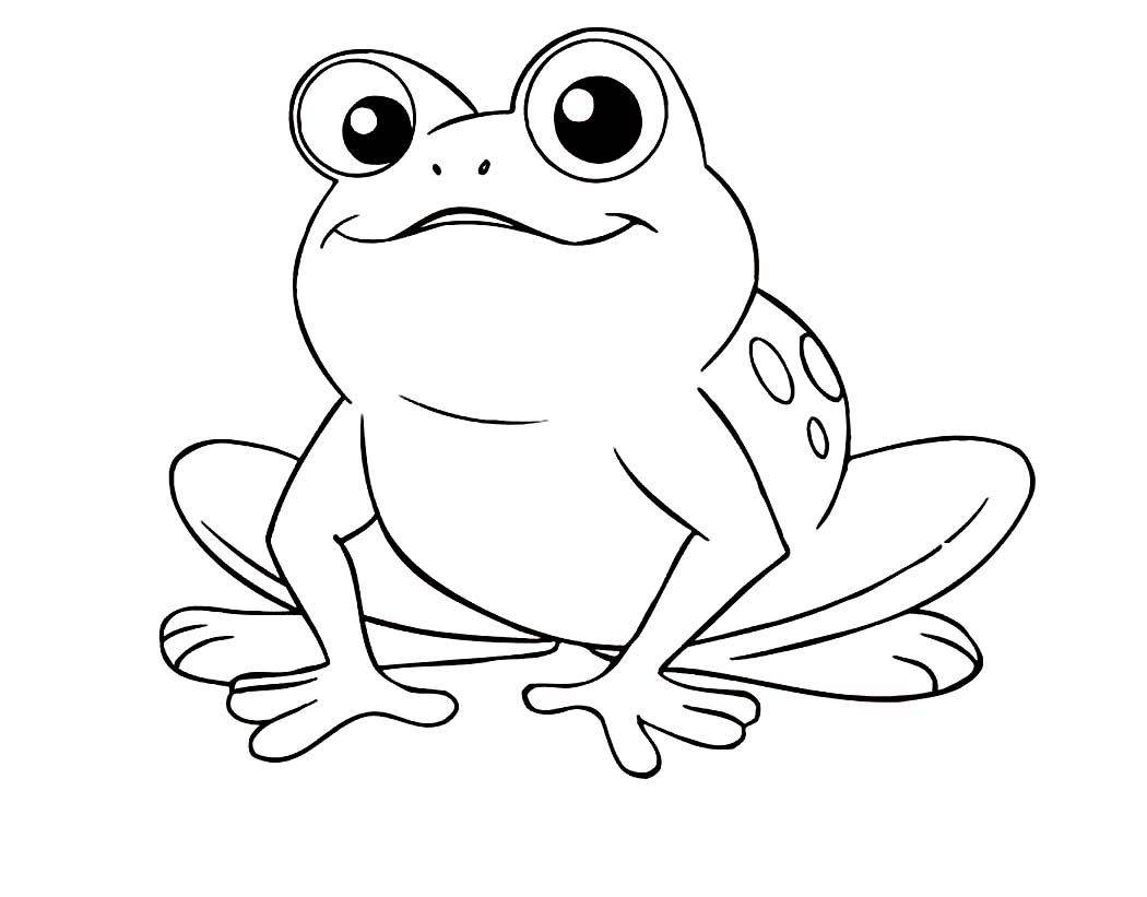 Frog Coloring Pages Free Printable