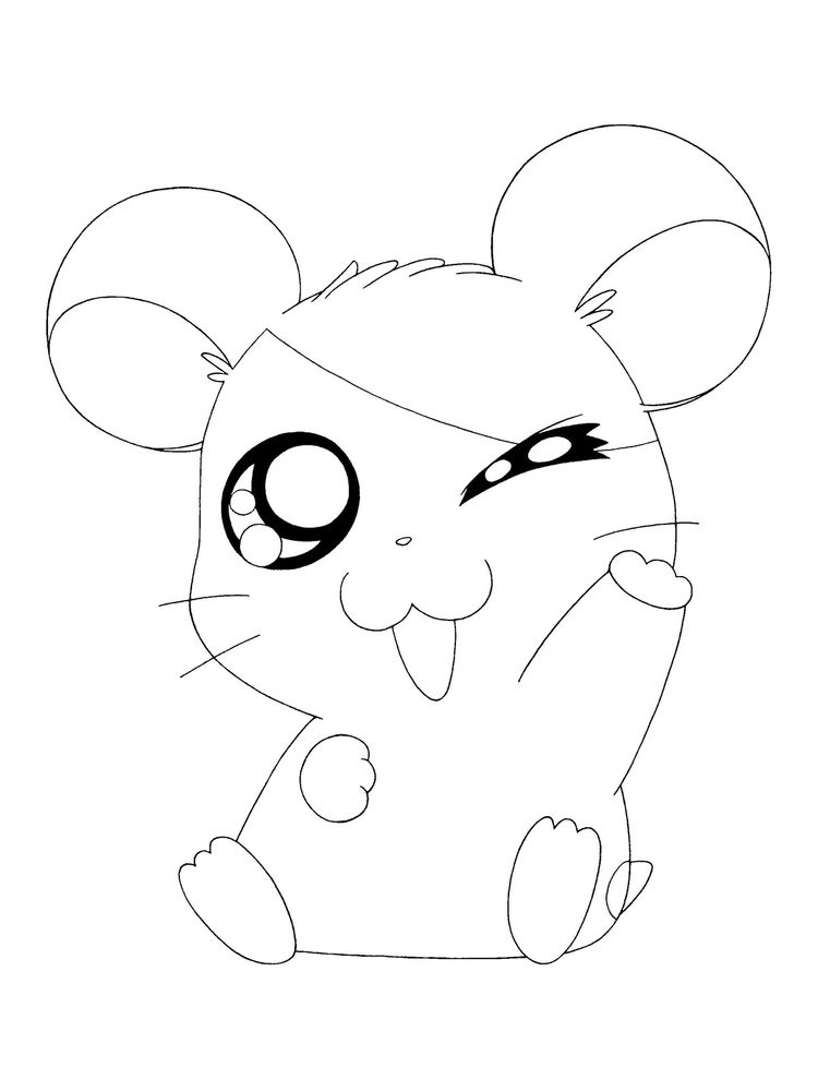 Printable Humphrey Hamster Coloring Pages