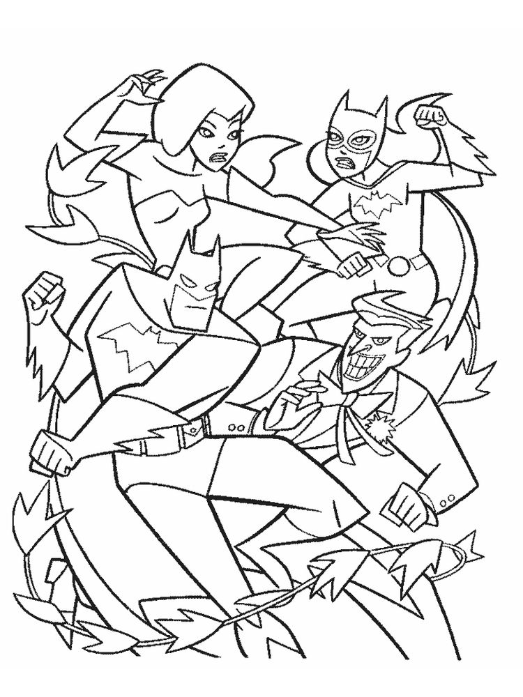 coloring pages dc comics free