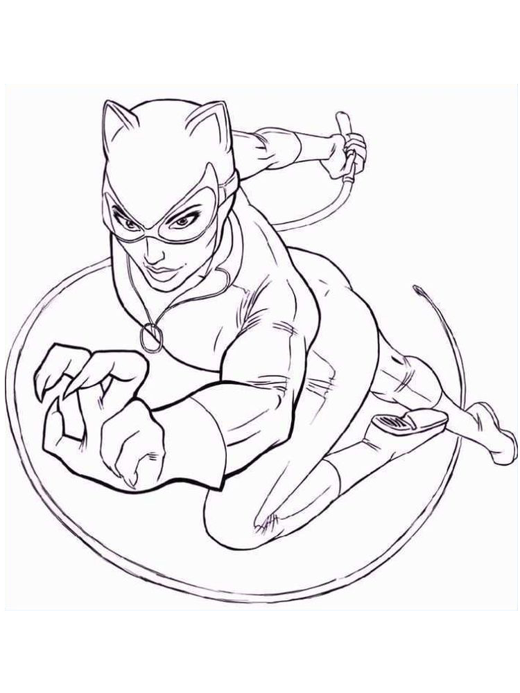 dc superhero girl coloring pages