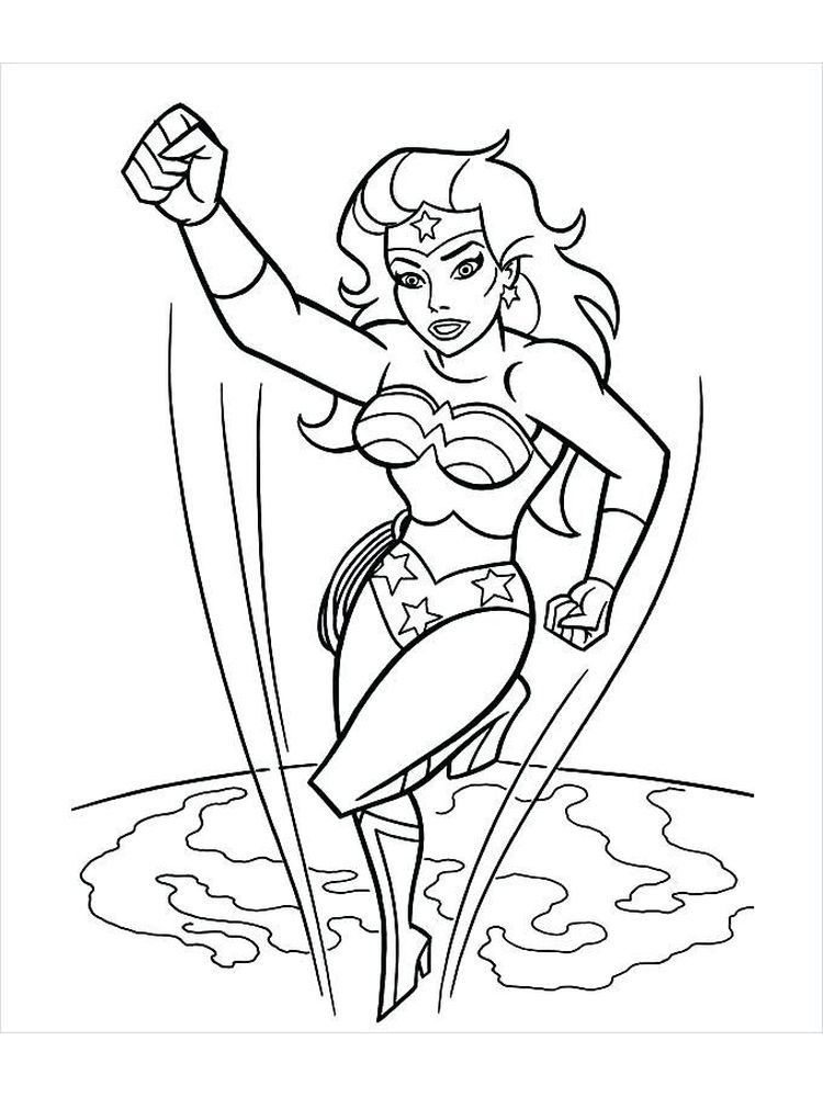 free dc superhero girls coloring pages online