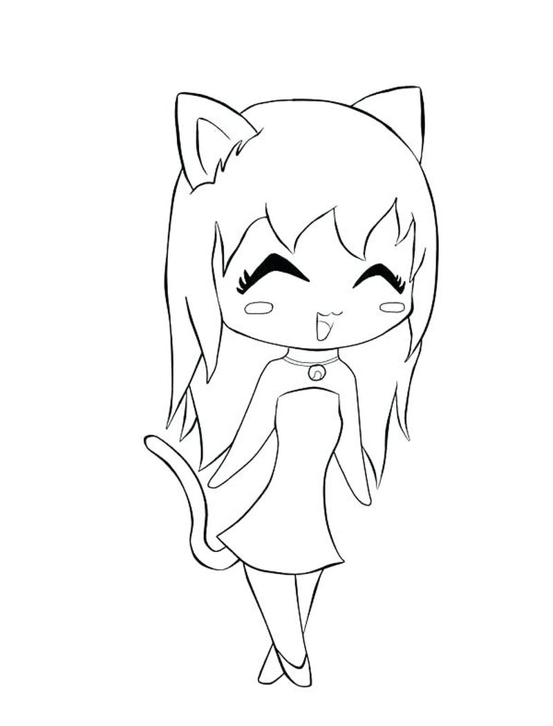 Anime Girl Coloring Pages For Teenagers