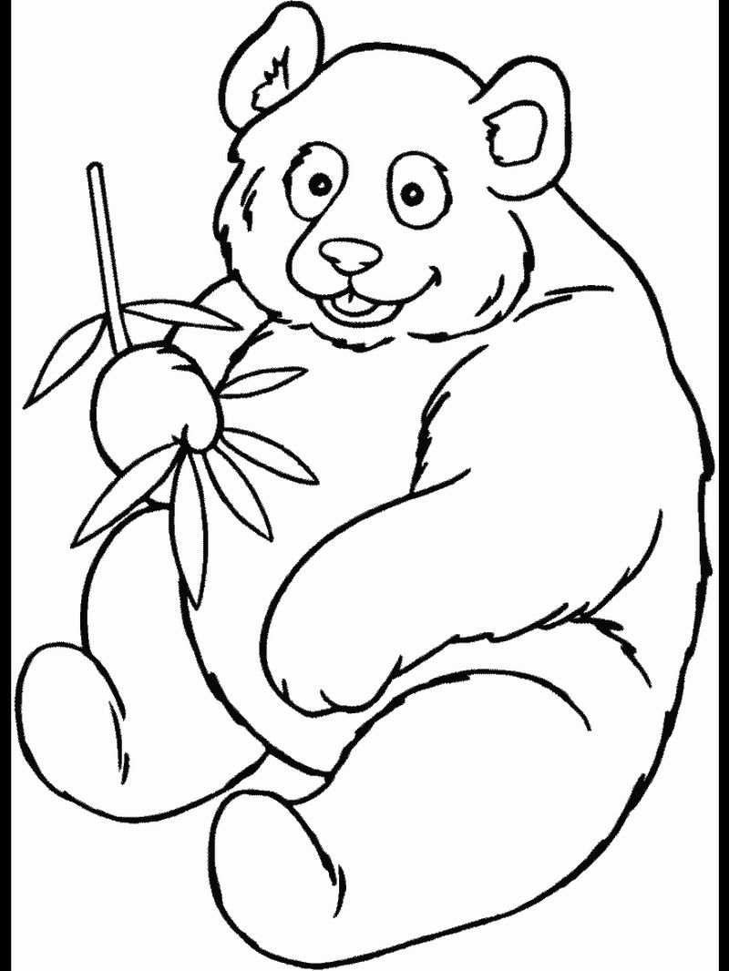 Baby Panda Coloring Pages