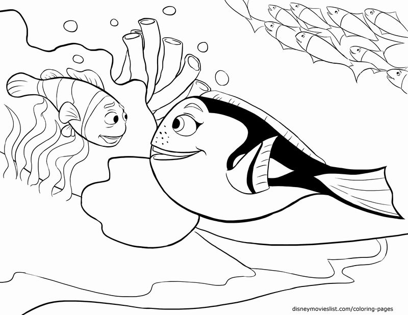 Destiny From Finding Dory Coloring Pages free