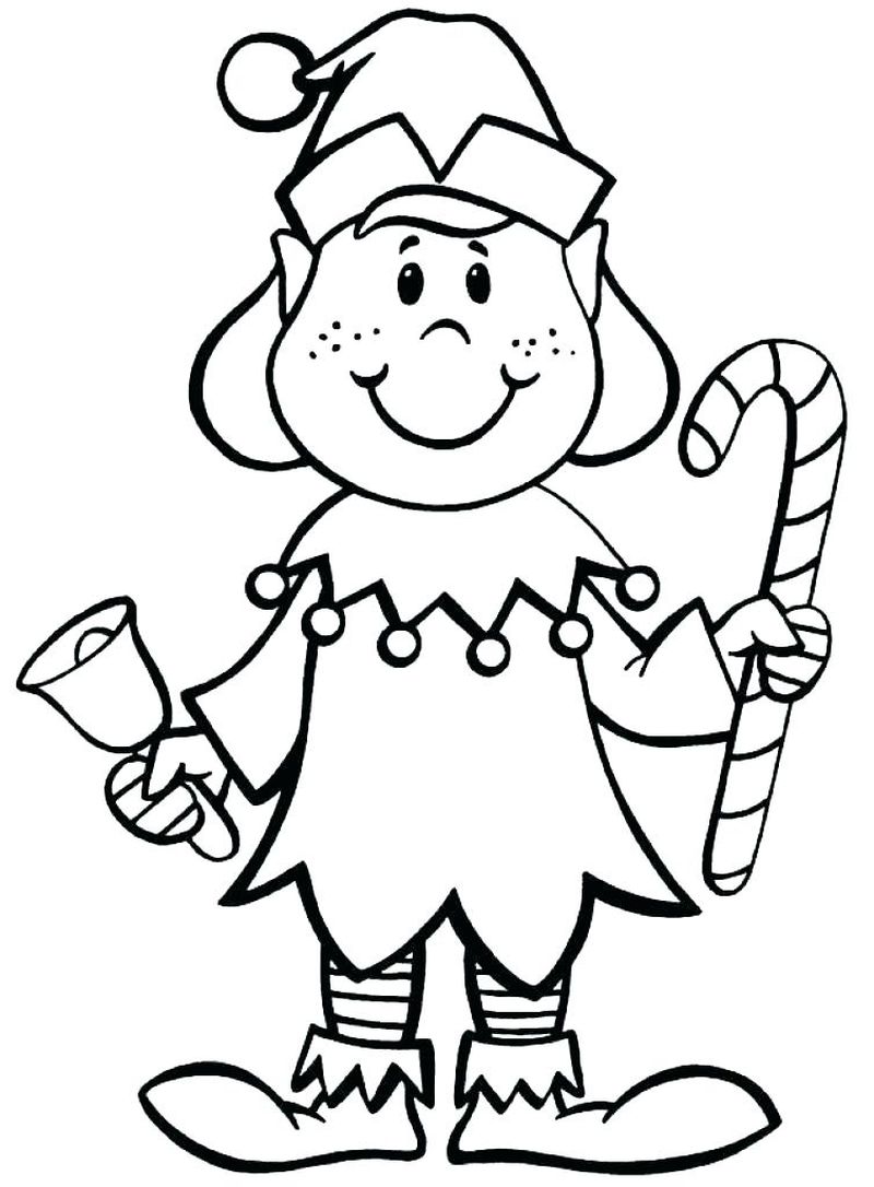 Elf Pets Coloring Pages