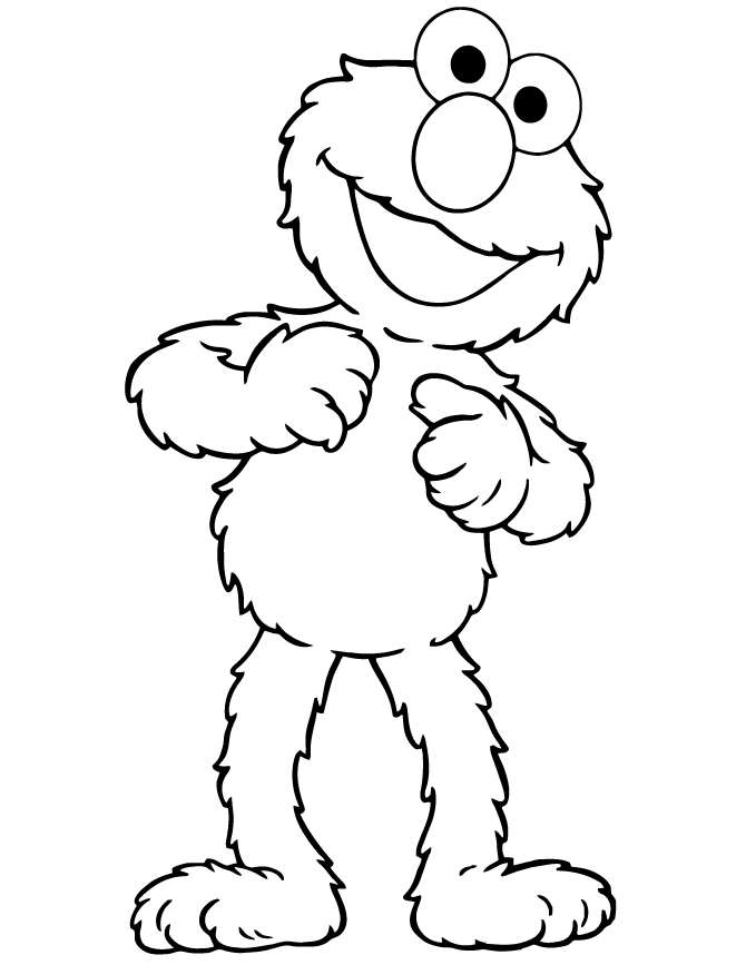 Elmo Coloring Pages Free Printable