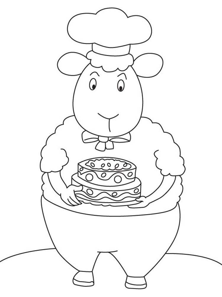 Free Sheep Colouring Pages Printable