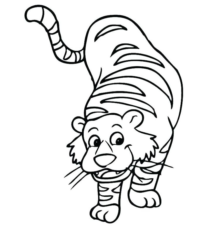 Free Tiger Cub Coloring Pages