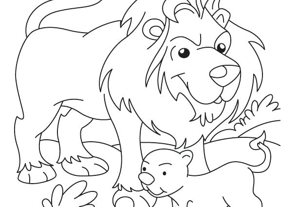 Lion Coloring Pages Free Pdf