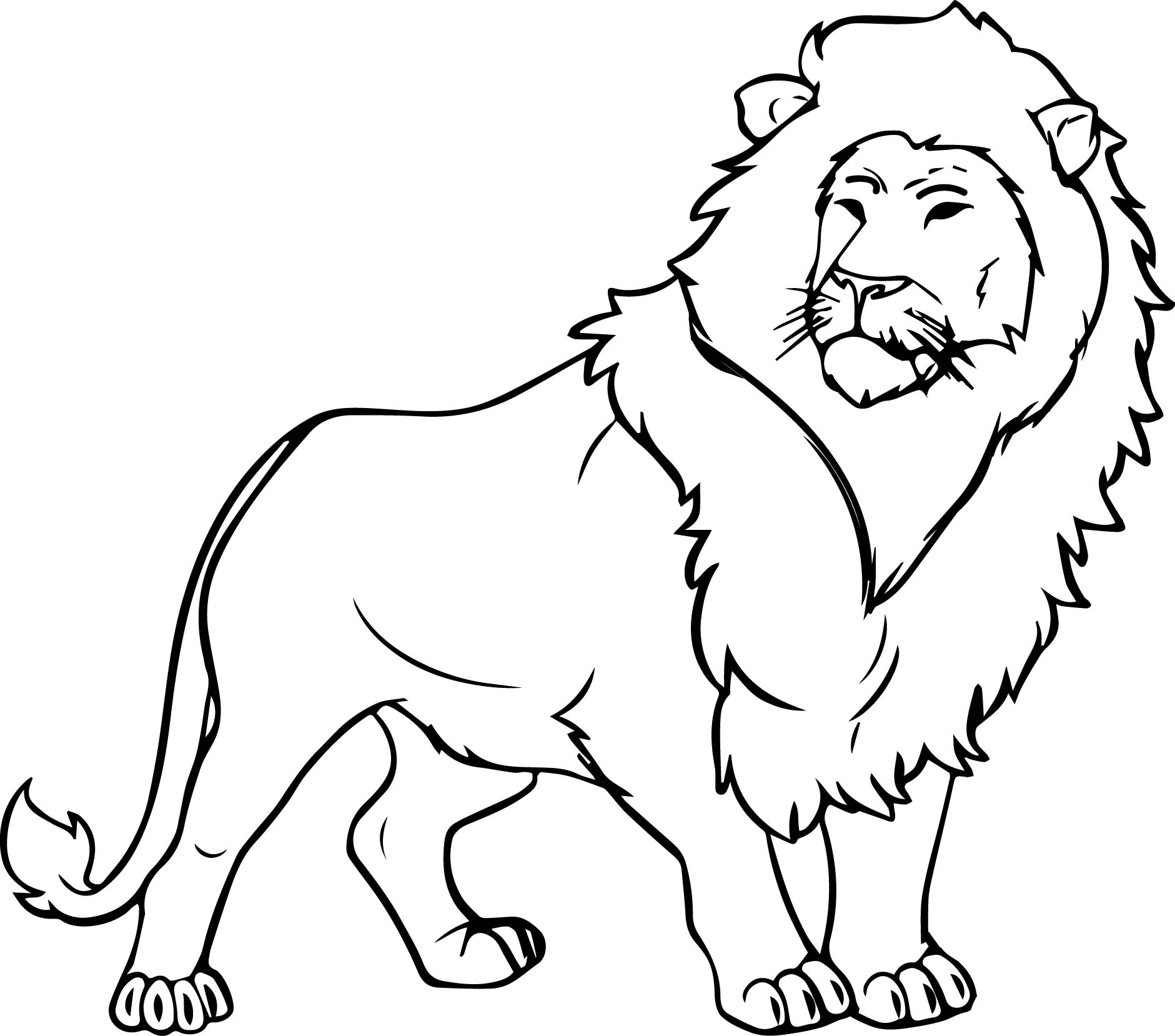 Lion Coloring Pages Free Printable