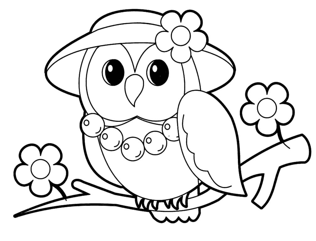 Owl Coloring Pages To Print_