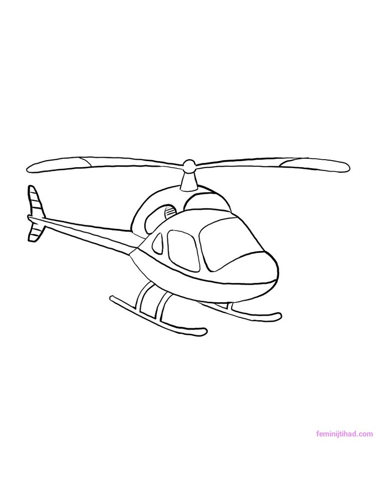 Printable Chinook Helicopter Coloring Pages