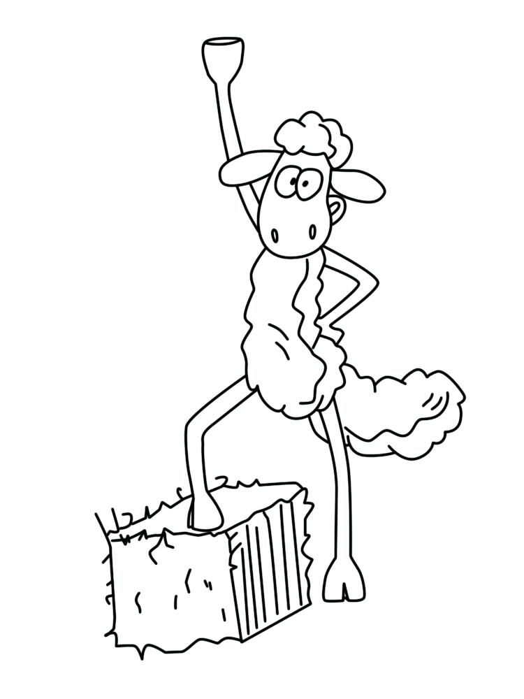 Printable Coloring Pages Of Sheep And Lambs