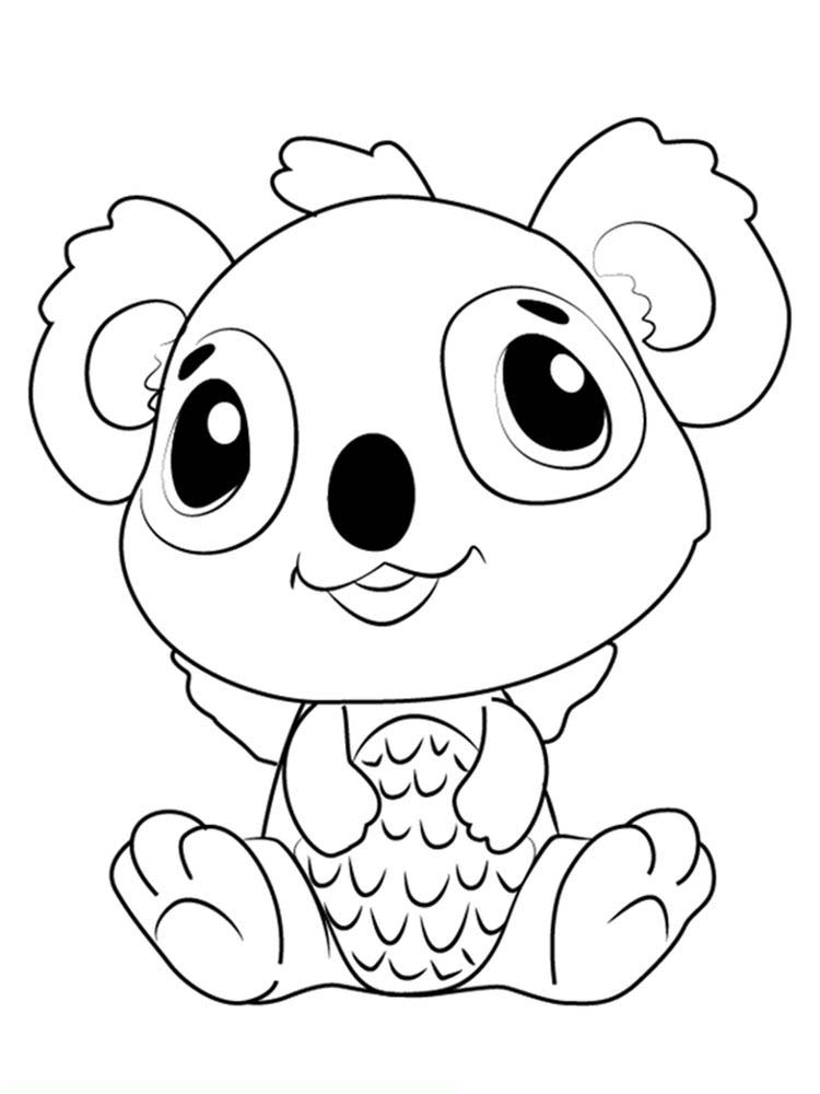 Printable Hatchimals Coloring Page Free