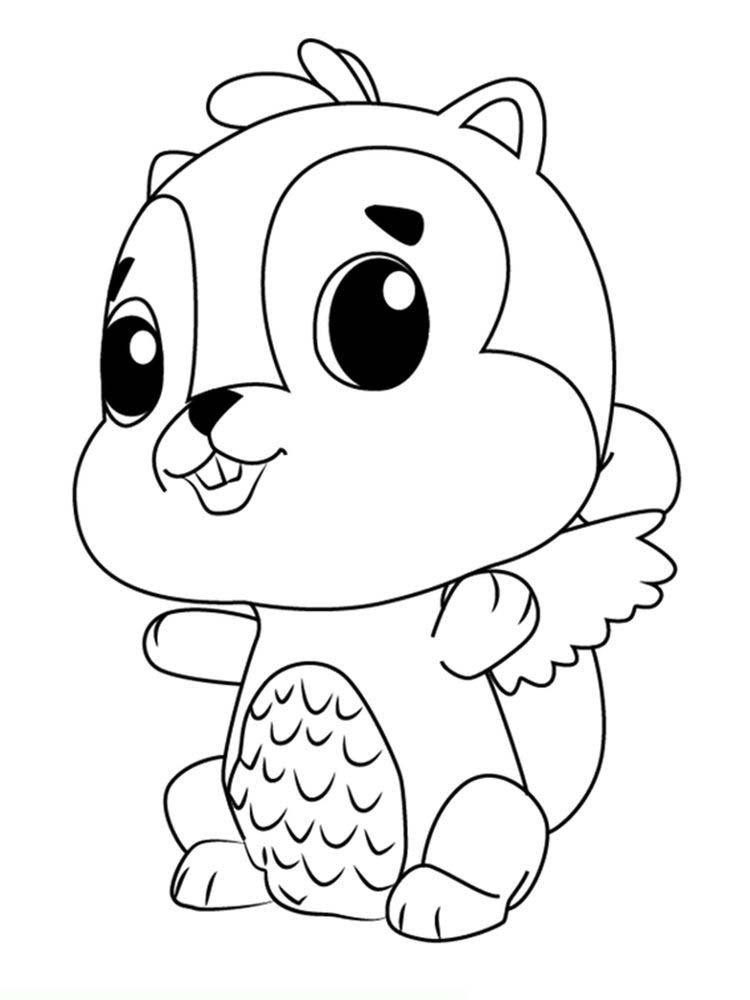 Printable Hatchimals Mermal Coloring Pages