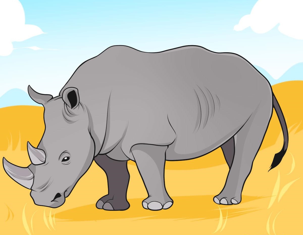 Rhinoceroses Coloring Pages Printable