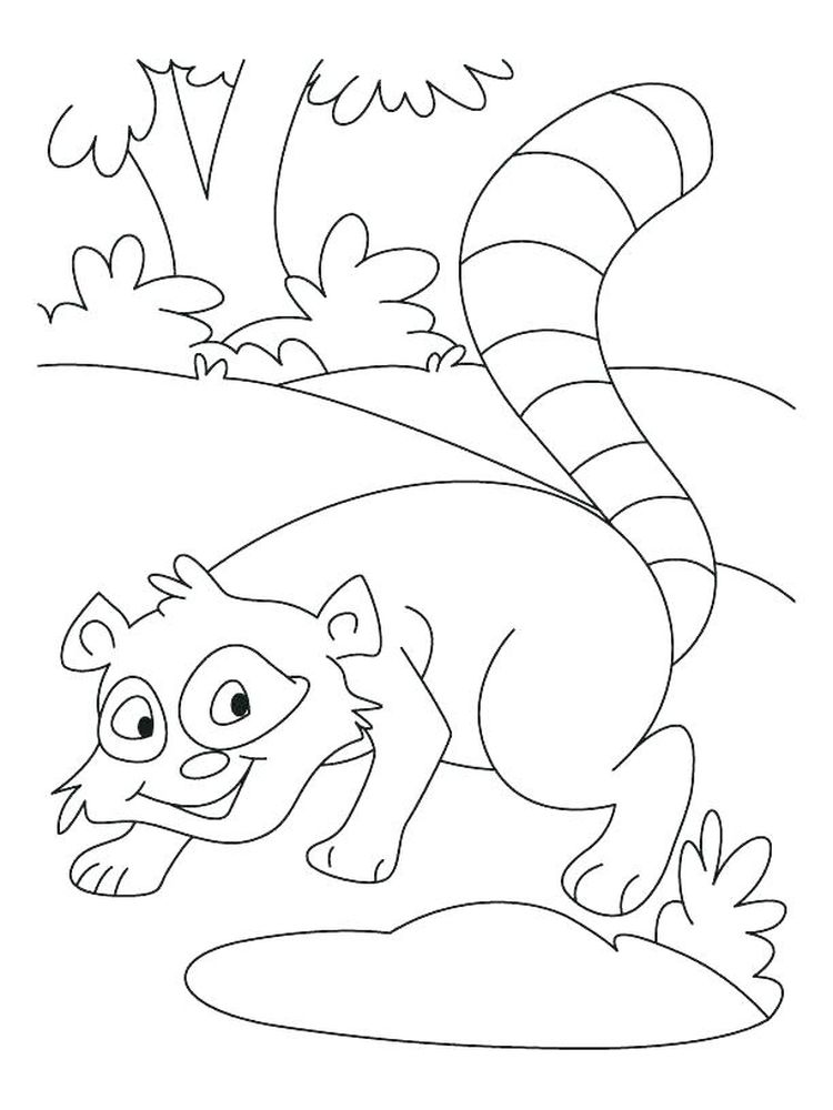 Printable Rocket Raccoon Coloring Pages