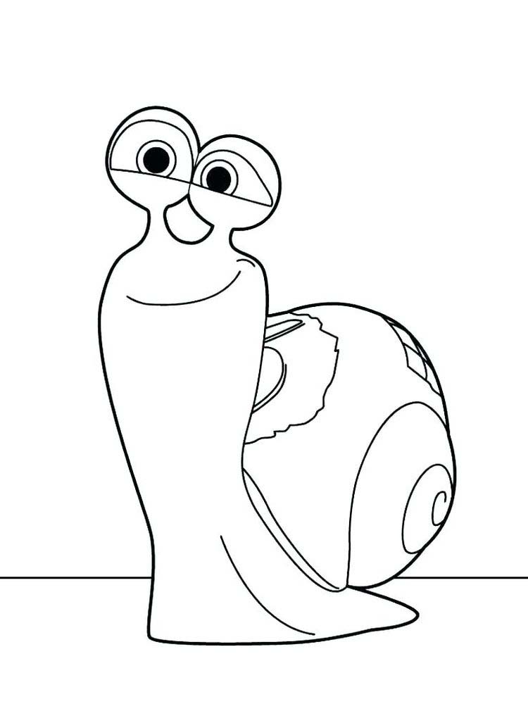 Printable Snail Coloring Page Pdf