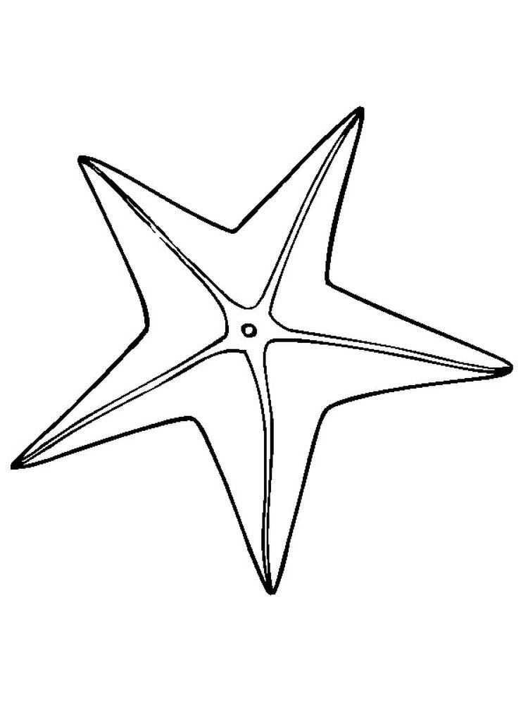 Printable Starfish Coloring Pages To Print