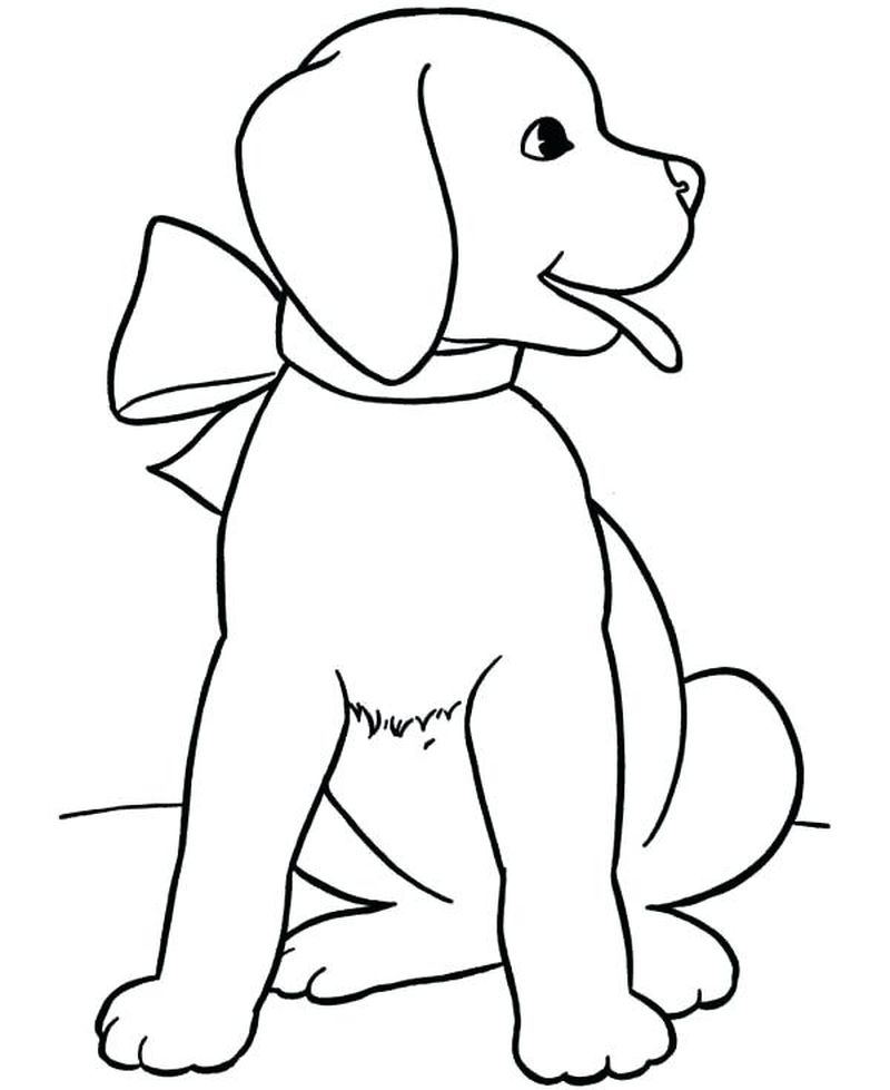 Puppy Coloring Pages To Print Free