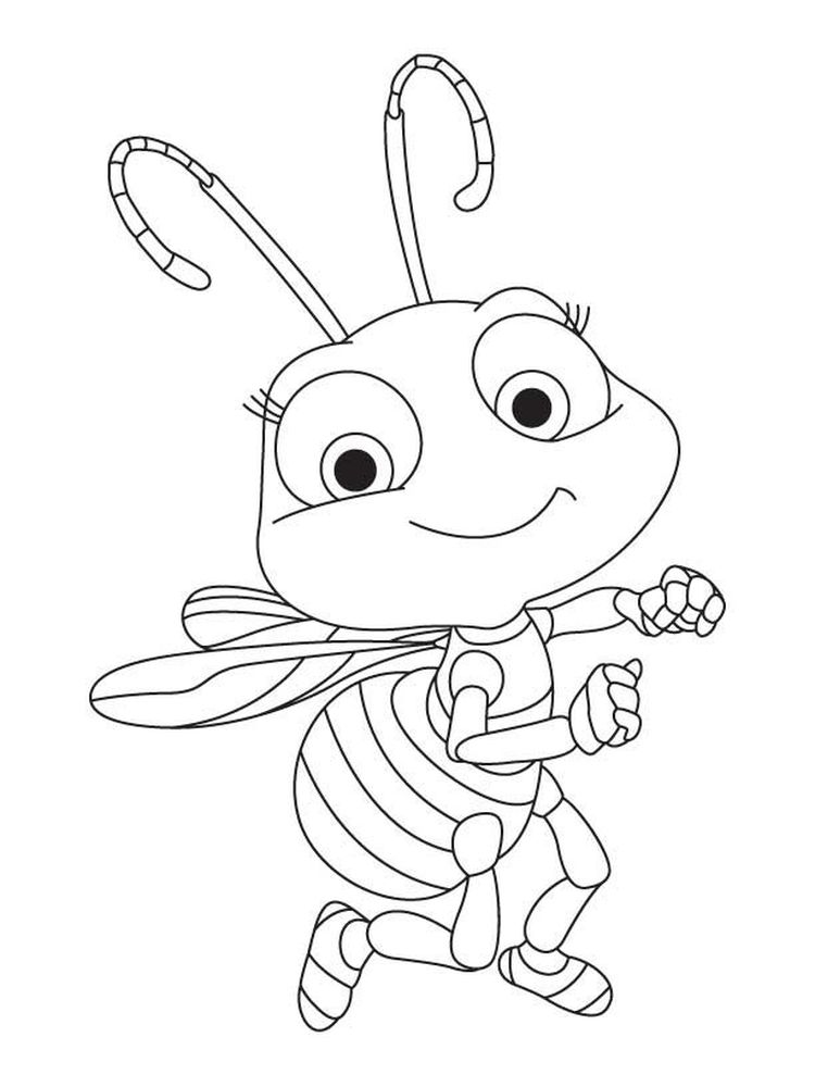 bugs and insects coloring pages