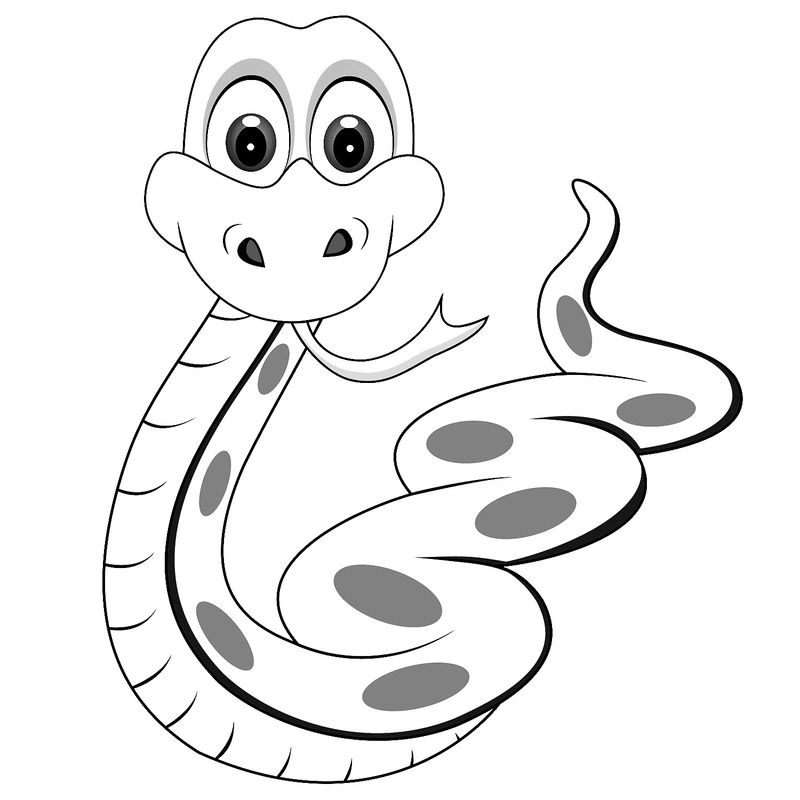 coloring pages of snake mask