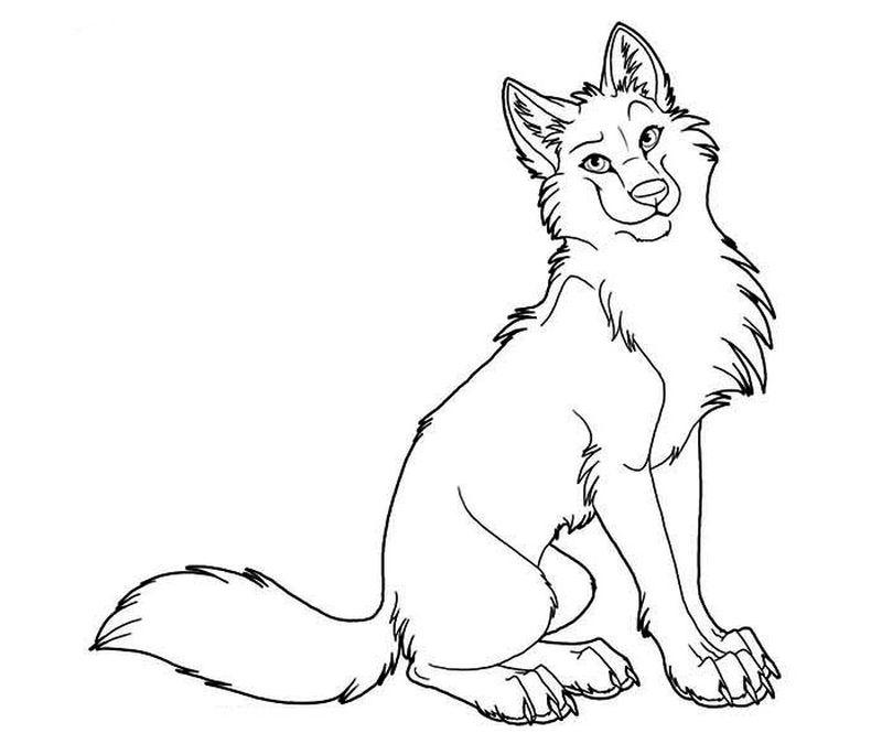 coloring pages wolf free