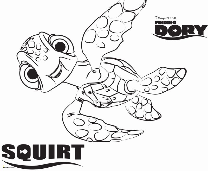 dory finding nemo coloring pages