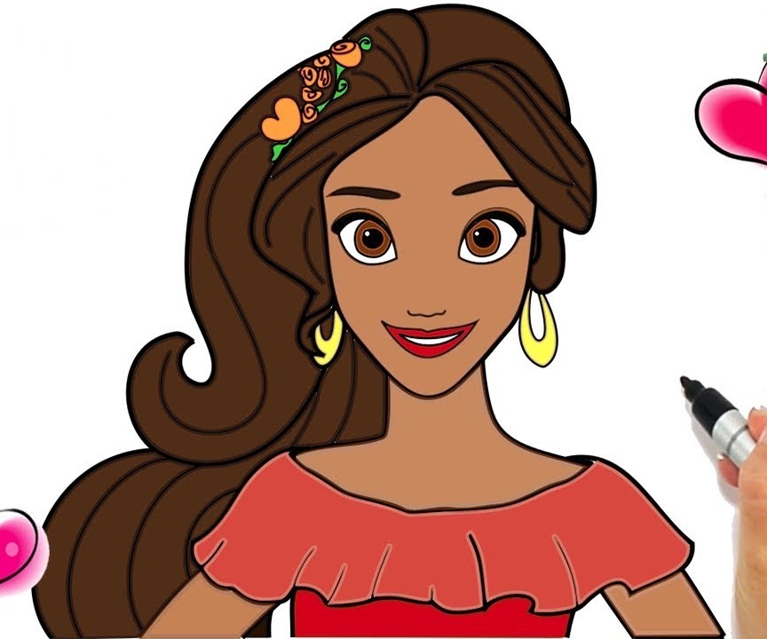 Elena of Avalor Coloring Pages Printable