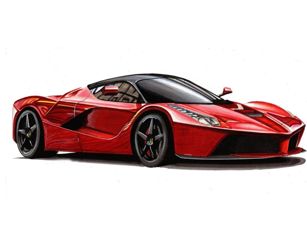 High Performance Vehicles, Ferrari Coloring Pages Printable