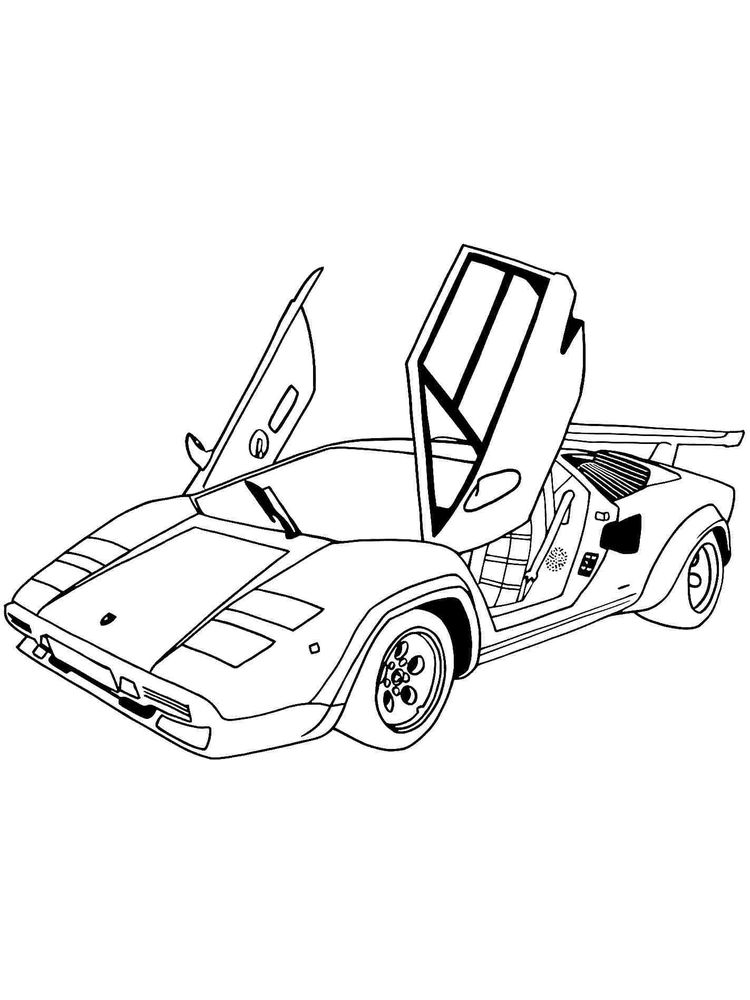 ferrari coloring page