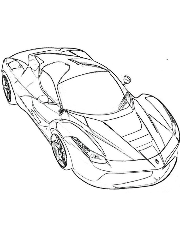 ferrari coloring pages pdf